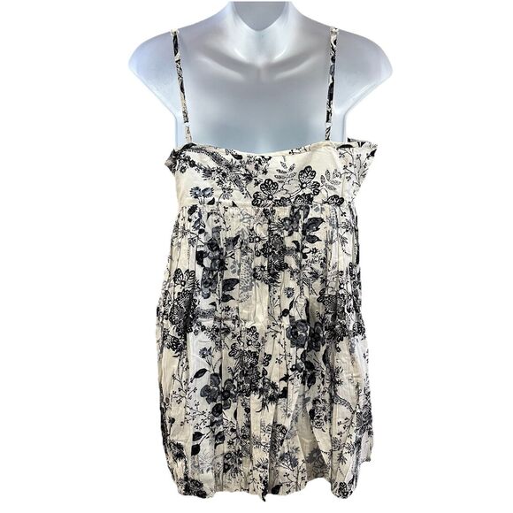 Chaudry KC Dress Womens Medium Sequin Mini Babydoll Bubble Hem Cottage Boho NWT - Picture 7 of 11